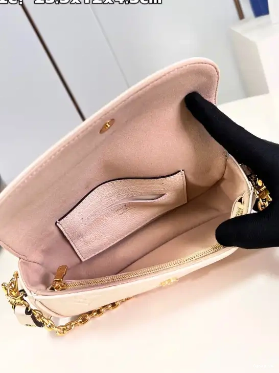 Ivy-23.5*12*4.3cm VUITTON on Chain Wallet LOUIS 0616